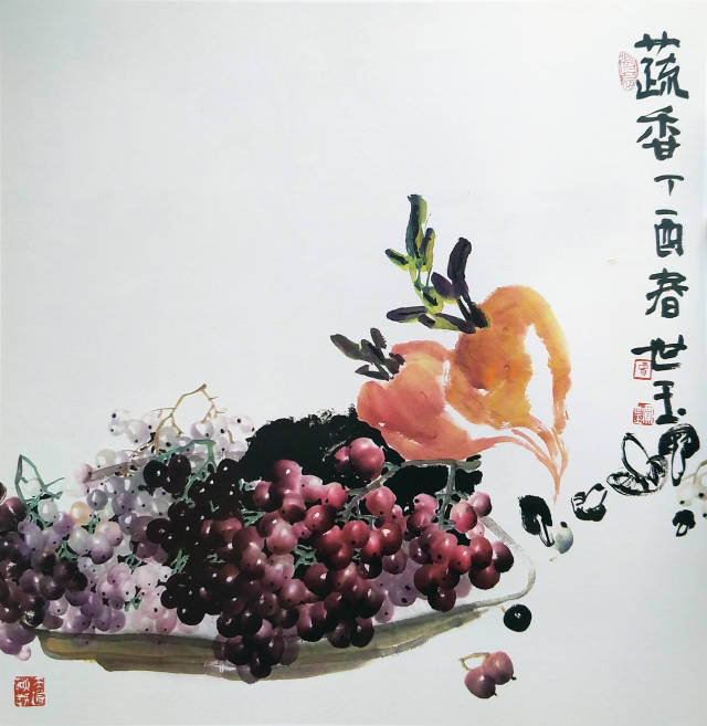 著名画家贾世玉花鸟作品选