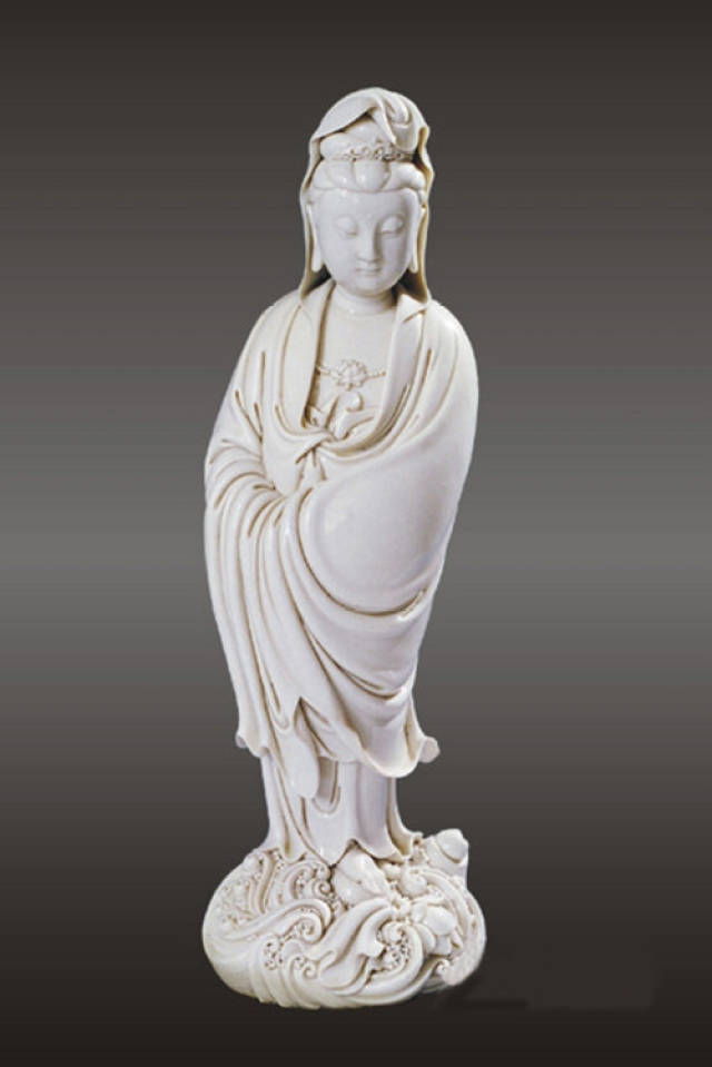 精品赏析—何朝宗德化白瓷观音像作品