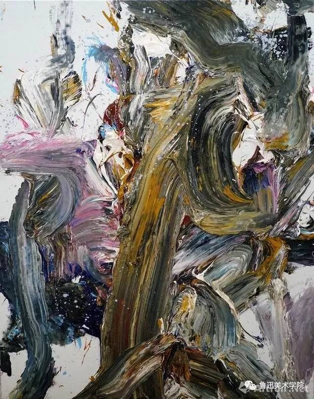 王易罡《抽象作品s133》150x120cm布面油画2017年