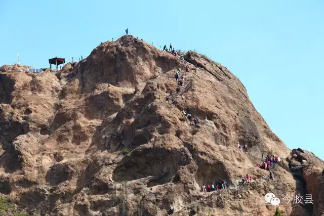 爱情天梯——胶州东石,勇敢者的山峰