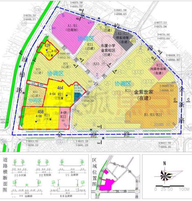 金湖-汕樟路东北侧旧改新增32亩住宅用地 周边金紫世家等小区