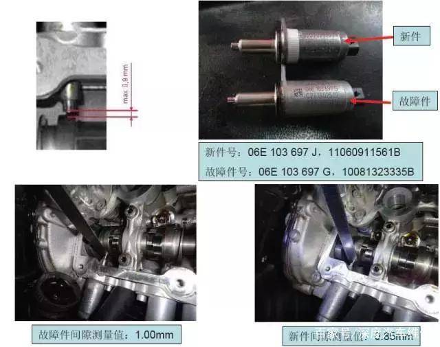 奥迪发动机凸轮调节器案例分析