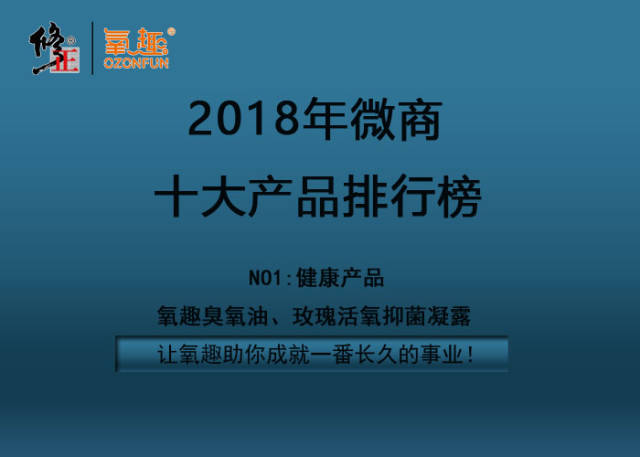 2018年最火的微商十大产品排行榜