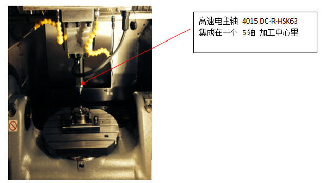 方案二 中孔水冷刀柄式高速电机