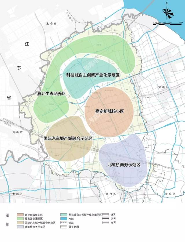虹桥主城片区位于上海主城区正西侧的位置,其中有虹桥城市副中心,片区