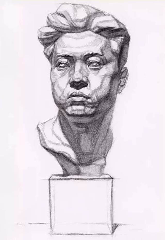 素描石膏头像形体画不准,造成的原因你知道吗?