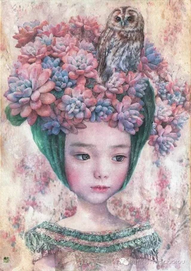 多肉与艺术:八零后韩国女画家笔下的绝美多肉