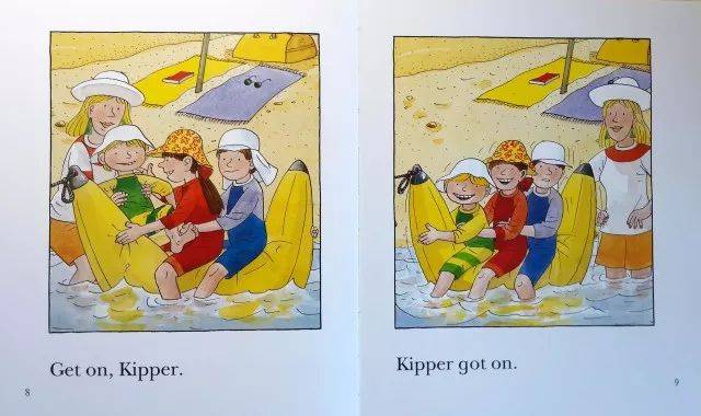 kipper was the last one to get on the banana boat.