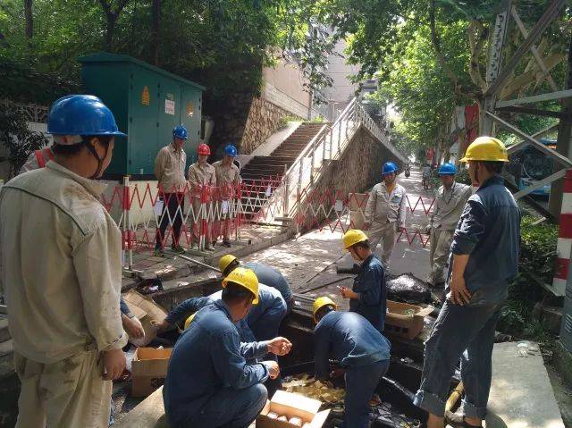 配电室:职工代表抽查施工现场