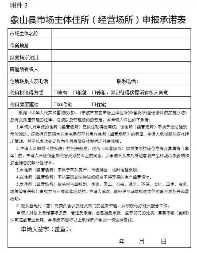 争效篇37| "一纸承诺" 办好营业执照, 住所申报没有打动你?