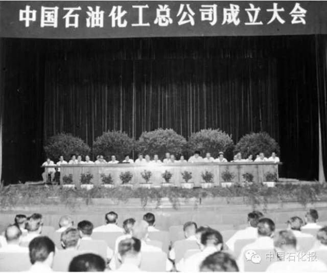 振 兴 石 化 1983年7月12日,中国石化总公司在北京正式成立,李人俊任