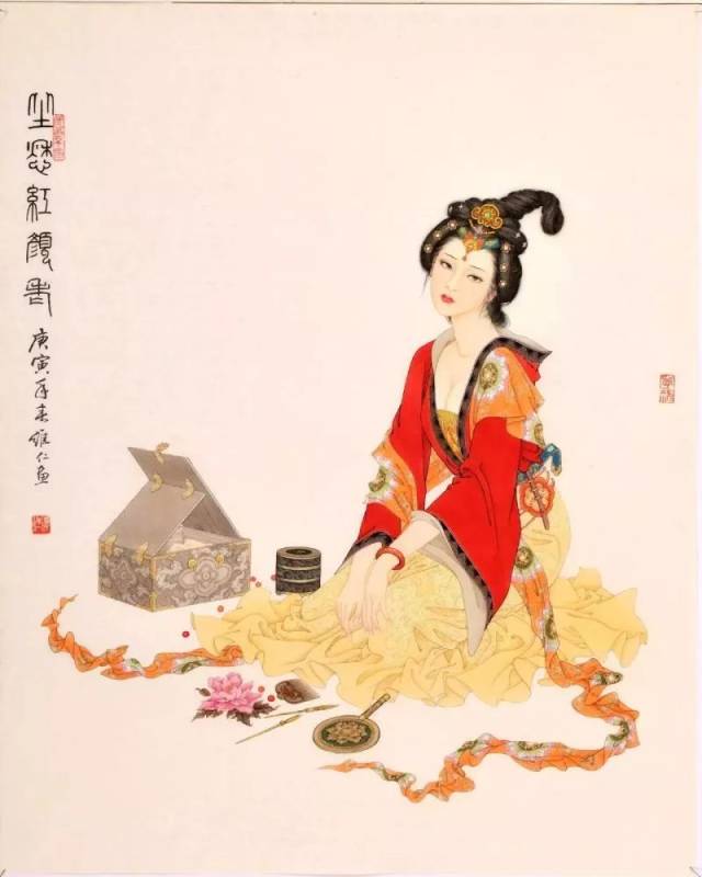 项维仁绝美工笔美人图,速珍藏!