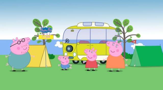 还记得最新第5季动画中,小猪佩奇跟小伙伴一起来到兔爷爷的恐龙公园