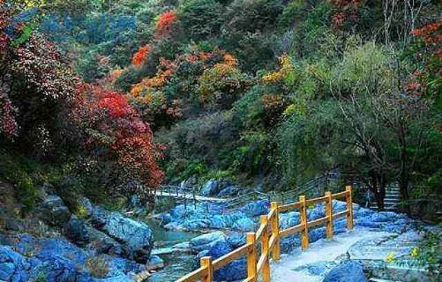 河南三门峡 自然景观玉皇山