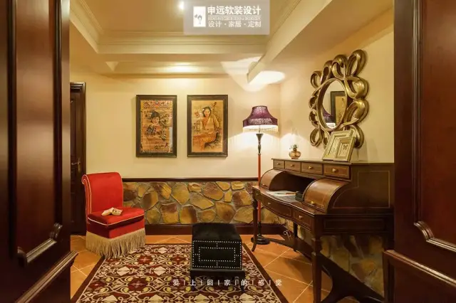 老上海 神秘的别墅 墙面上的洋画 爵士乐
