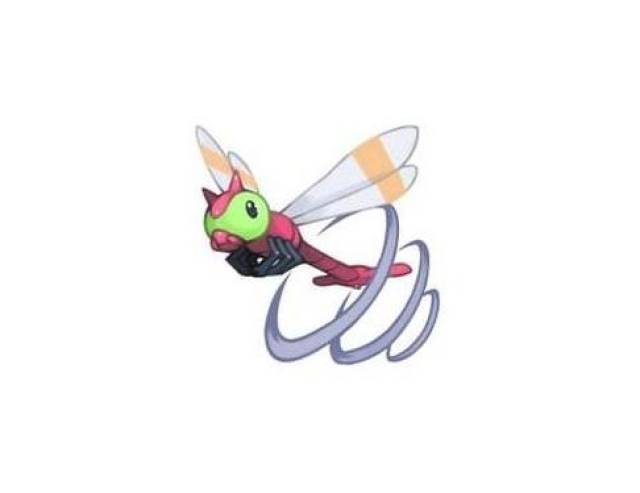 《精灵宝可梦》图鉴193:眼睛可以看360度的宝可梦—蜻蜻蜓