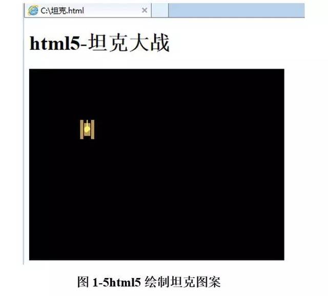 html5 | 使用canvas api画图实现绘制坦克图案