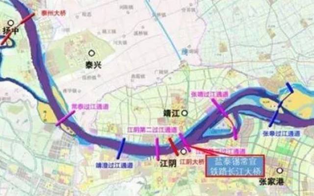 最新!盐泰锡常宜铁路长江大桥工程有重大进展图片