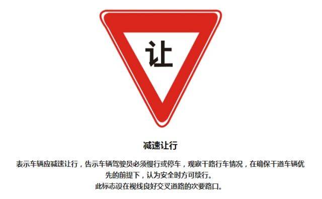 减速让行&停车让行