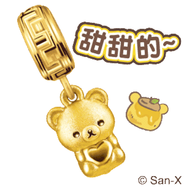 六福珠宝丨这里有一波萌萌哒「轻松小熊」表情包