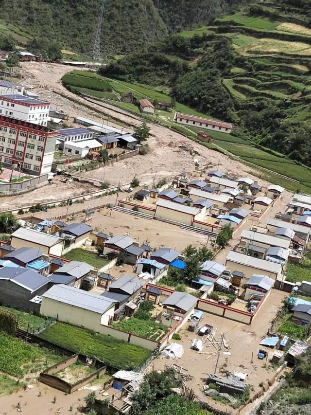 阿夏乡发生特大山洪灾害