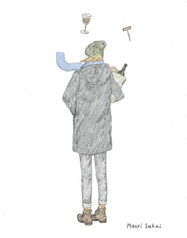 这位日本小姐姐画了一组插画做成gif,太清新太美好!