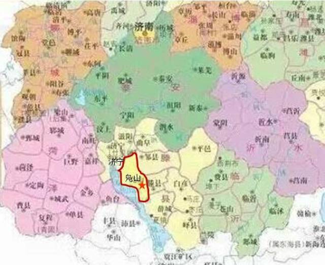 县城距济宁直线距离仅四十多公里,其县域西北地区与今天的济宁任城区