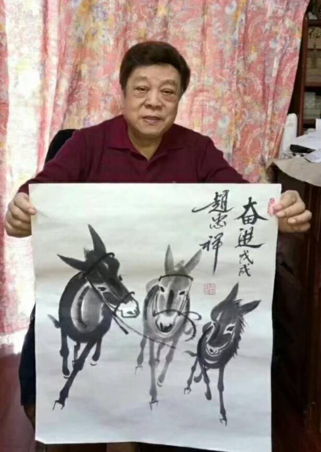 赵忠祥中央电视台著名主持人书画作品欣赏