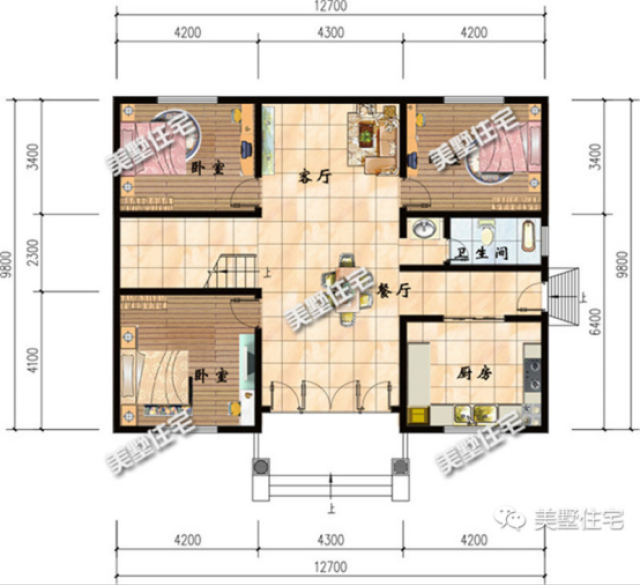 小宅基地四层别墅,8米开间也能建豪宅,谁看了都会羡慕