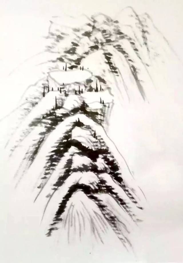 快速入门国画山石的基本画法