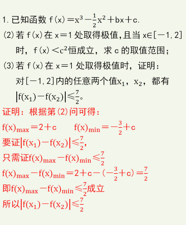 高中数学,拿下高考导数压轴大题,这道基础综合题要好好研究