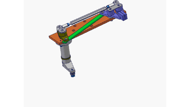 还有一波机械动态图 一起看个够 ↓↓ 双摇杆夹紧机构 ▼ 封膜机构