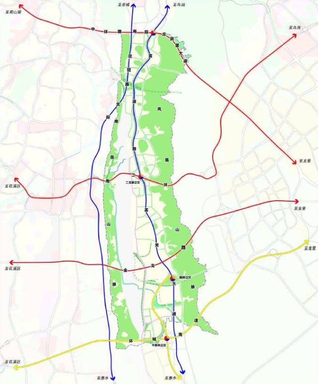 有哪些地方:位于贵阳市中心城区中部,北至中环路南段贵钢地块,南至
