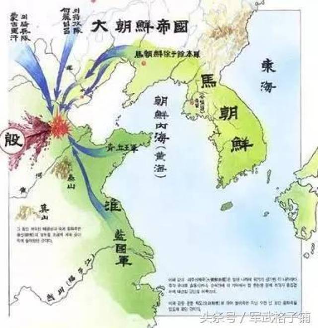 地球最强名族?《韩国史》中的朝鲜历史地图,中国哪里去了?图片