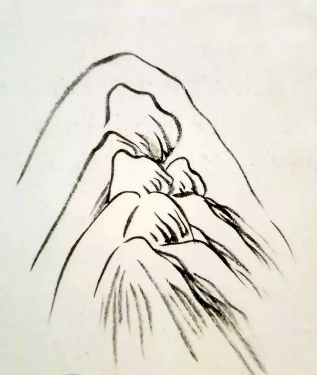 快速入门,国画山石的基本画法