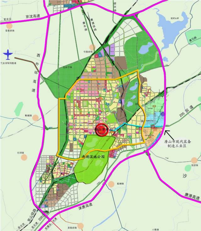 区位优势明显,地处唐津高速和唐港高速交汇处,205国道和唐山市外环线