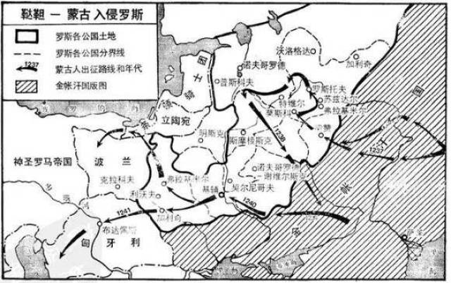 蒙古西征之再伐钦察草原和罗斯公国