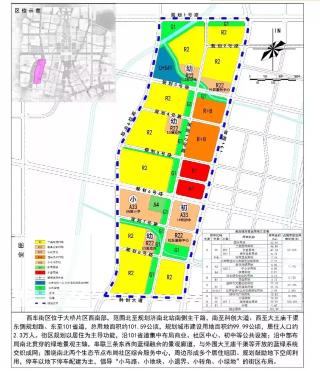 济南先行区六街区控制性详细规划公示