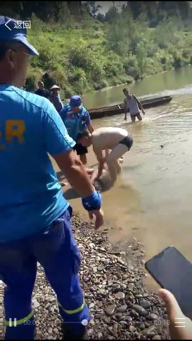三元溺水少年今天下午被打捞起来