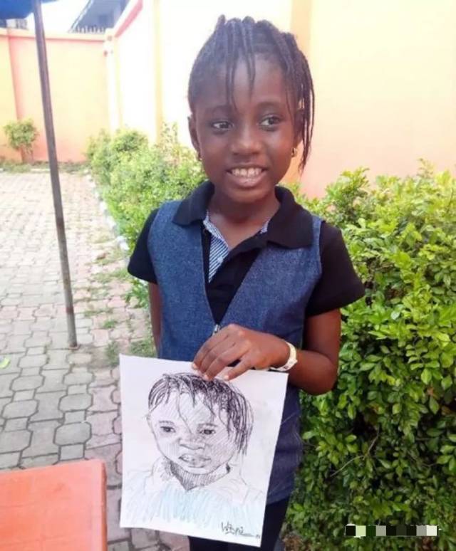 11岁非洲男孩画画爆火!
