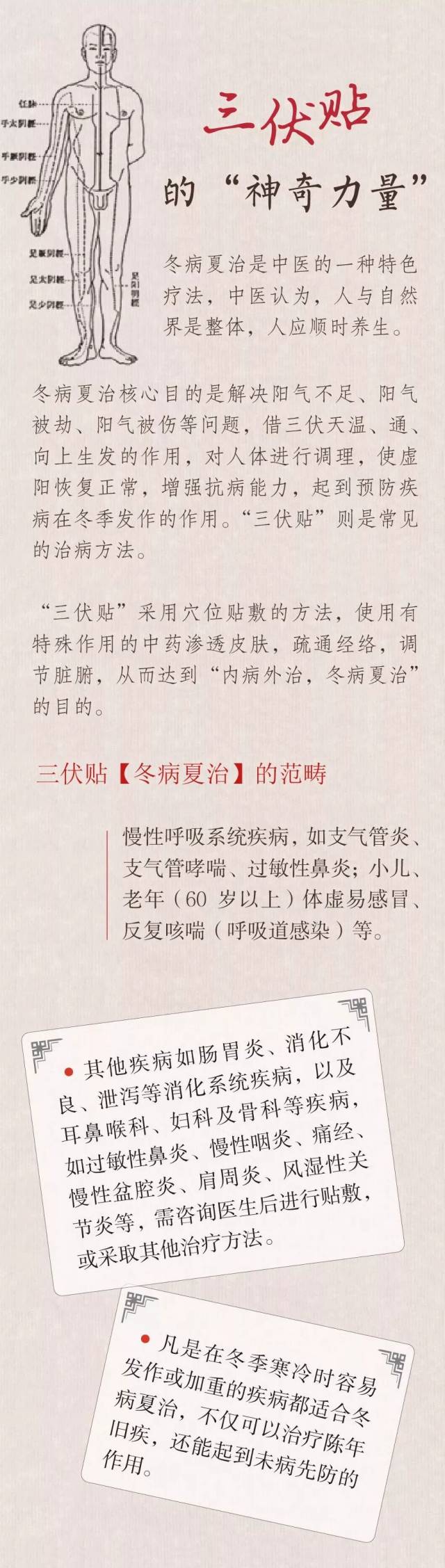 "三伏贴"贴敷有个最佳时间段,对付这几种冬病最有效