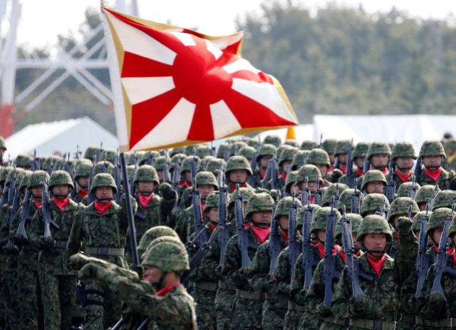 膏药旗现身法国阅兵韩媒不满,日本死不悔改!