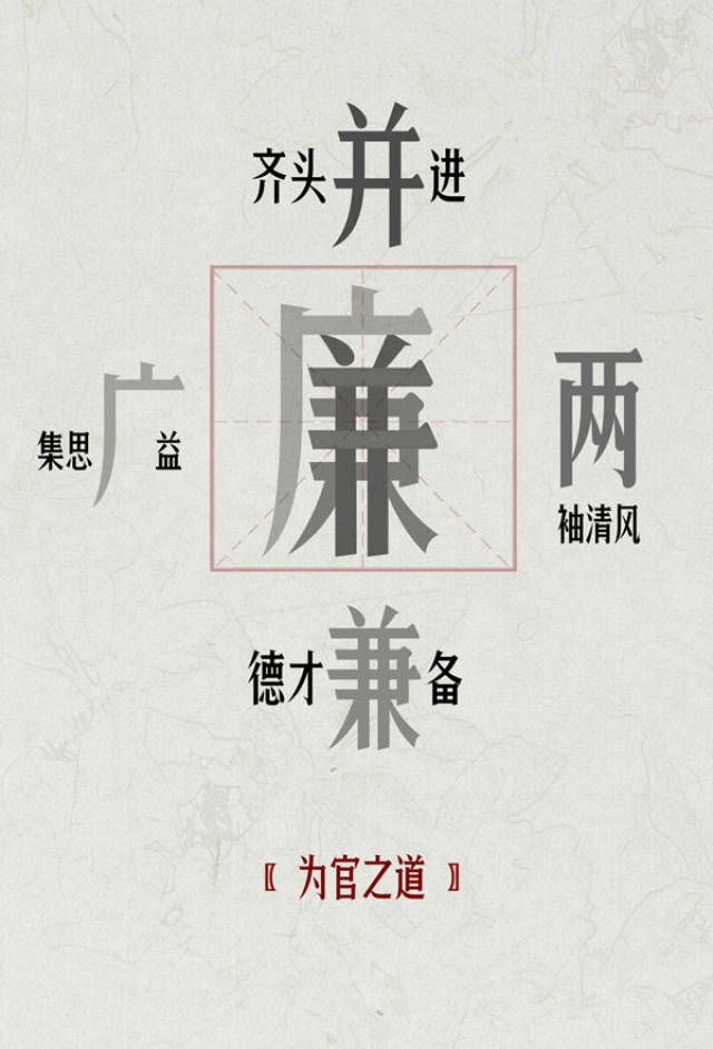 2018年山东省廉政文化作品征集公益广告类作品-099-为官之道