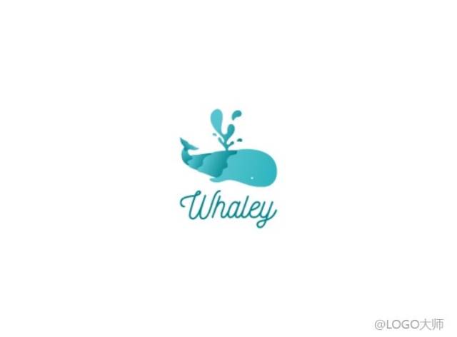 鲸鱼主题logo设计合集鉴赏!