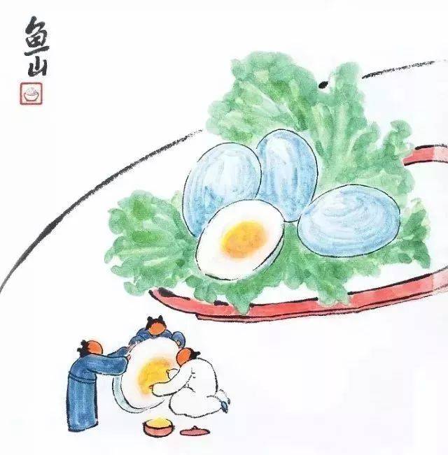 国画还能这么萌每个看过的人都想住进他的画里
