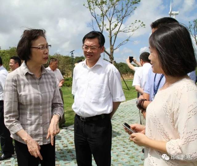 上海市人大常委会主任殷一璀到老港生态环保基地工作调研