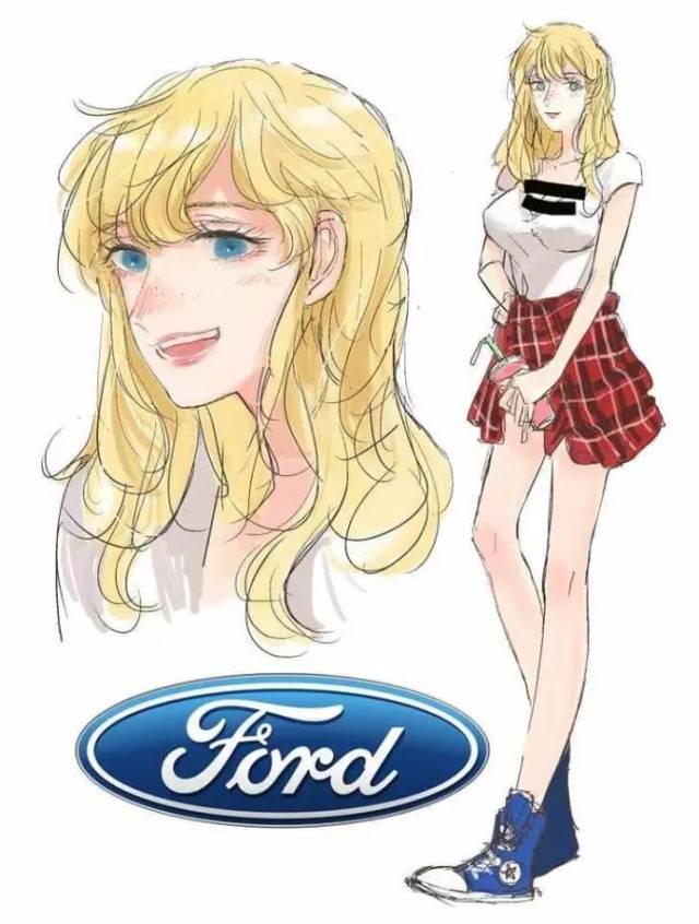 各种品牌车拟人化 女版!你最喜欢哪个?_手机搜狐网