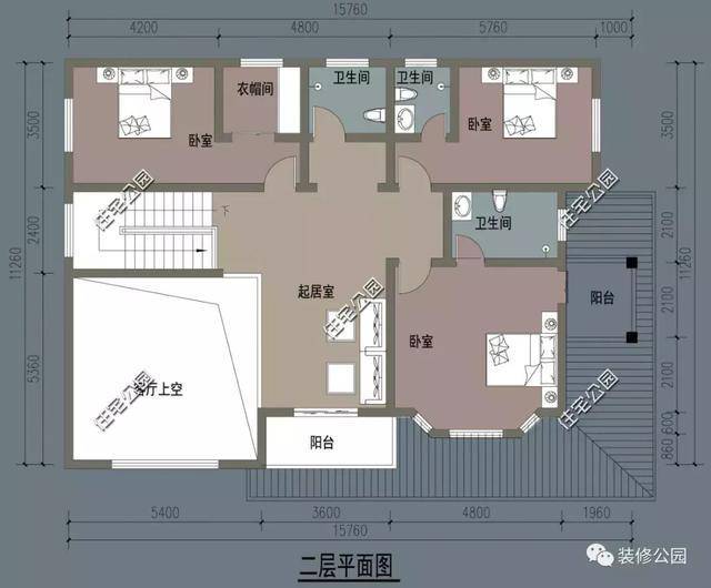 15x11米2层农村别墅,落地窗配坡屋顶,好看又实用