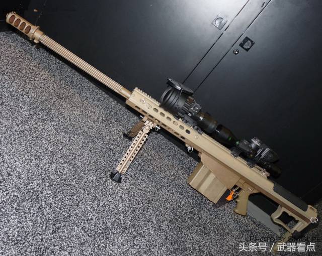 军事丨巴雷特"m107a1"改进型狙击步枪,方便快速装拆的