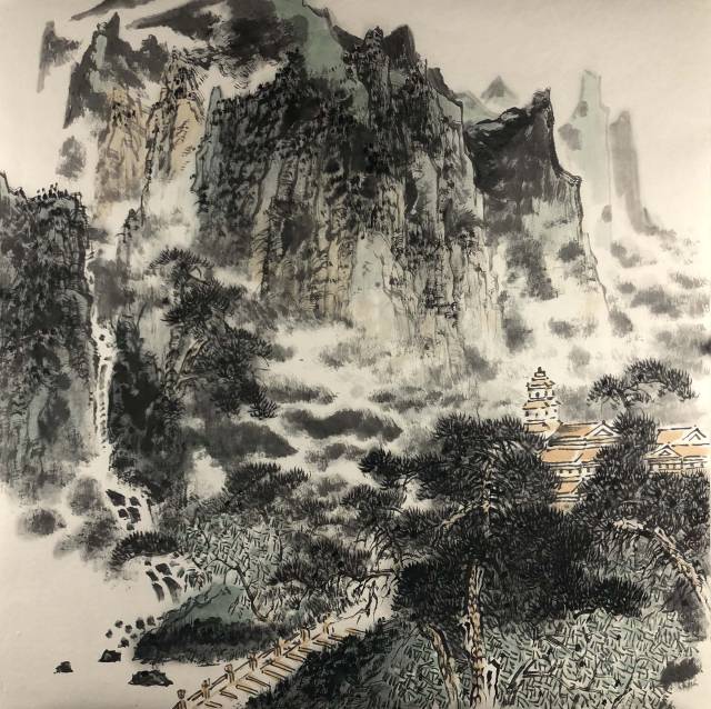 画廊|著名山水画家卢化刚作品欣赏